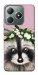 Чохол Raccoon in flowers для Realme C61