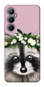 Чехол Raccoon in flowers для Realme C65 4G