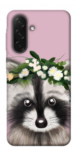 Чохол Raccoon in flowers для Galaxy A26 5G