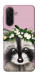 Чохол Raccoon in flowers для Galaxy A26 5G