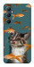 Чехол Cat with fish для Realme C65 4G