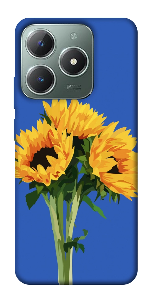 Чохол Bouquet of sunflowers для Realme C61