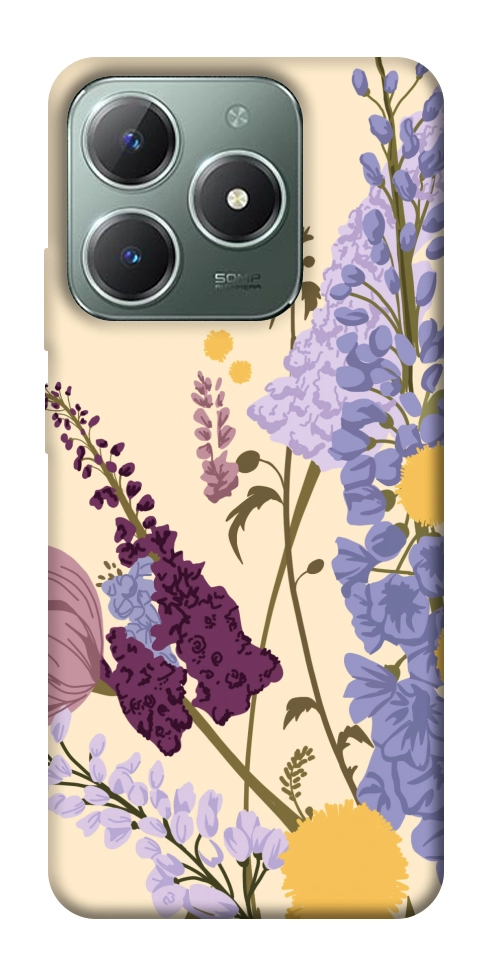 Чехол Flowers art для Realme C61