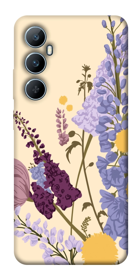 Чехол Flowers art для Realme C65 4G