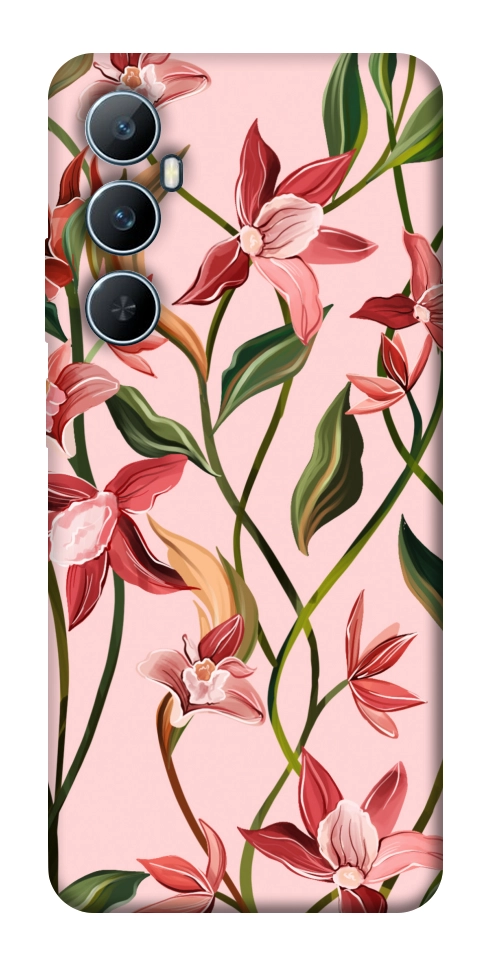 Чехол Floral motifs для Realme C65 4G