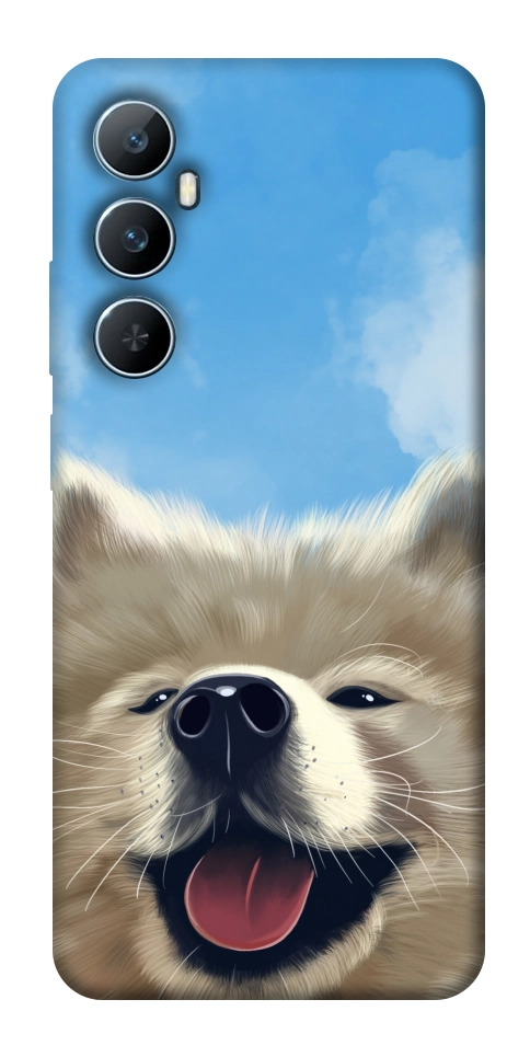 Чехол Samoyed husky для Realme C65 4G