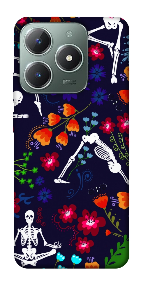 Чехол Yoga skeletons для Realme C61