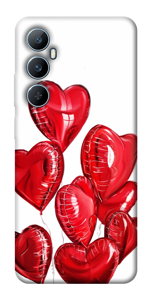 Чехол Heart balloons для Realme C65 4G