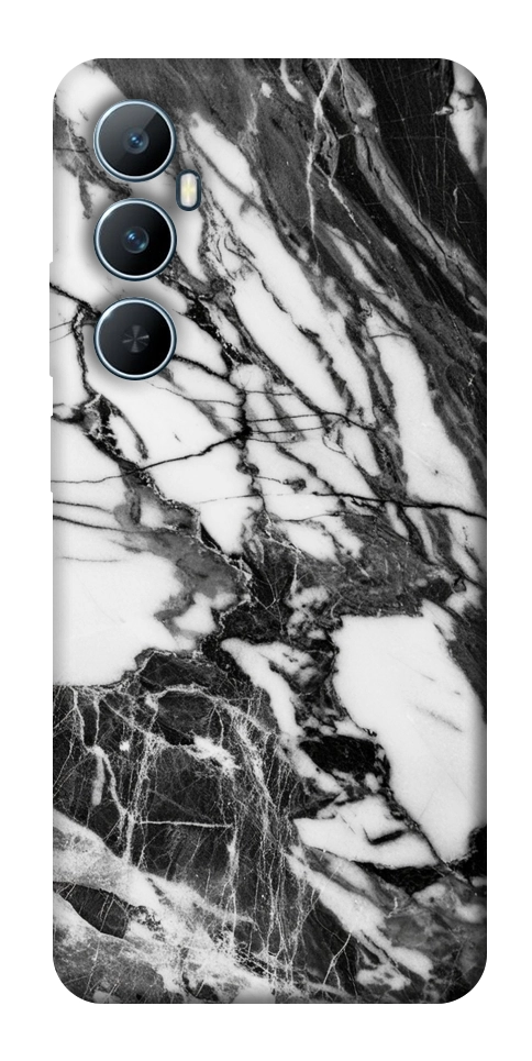 Чехол Calacatta black marble для Realme C65 4G