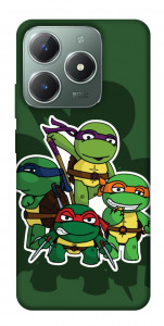 Чехол Green turtles для Realme C61