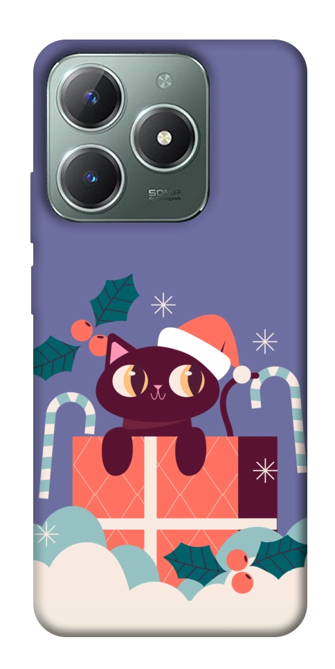 Чехол Christmas cat для Realme C61