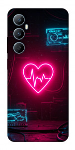 Чехол Neon heart для Realme C65 4G