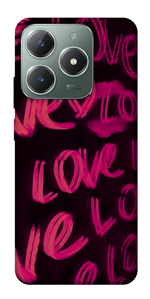 Чехол Neon love для Realme C61