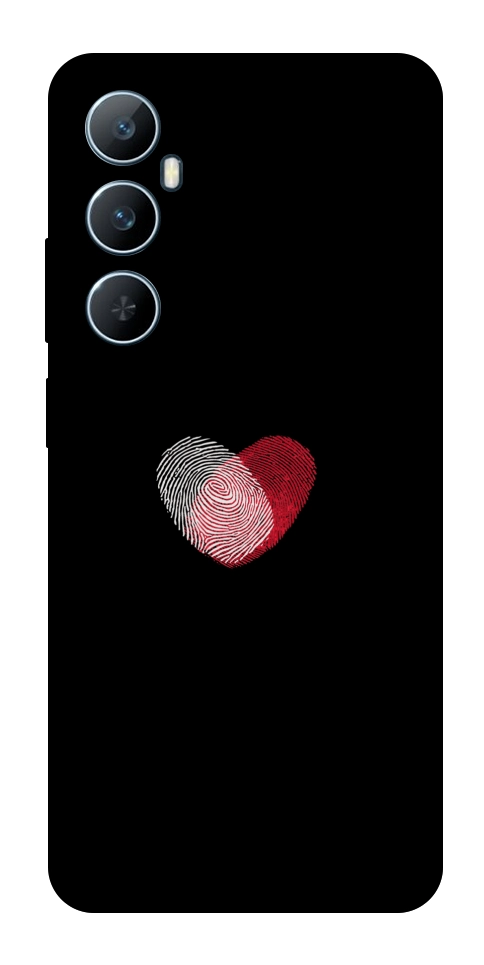 Чехол Fingerprint heart для Realme C65 4G