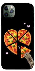 Чехол Pizza Love Cat для iPhone 11 Pro Max