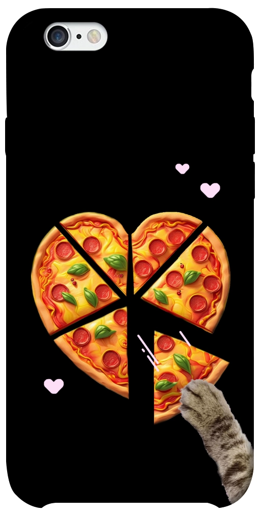 Чехол Pizza Love Cat для iPhone 6