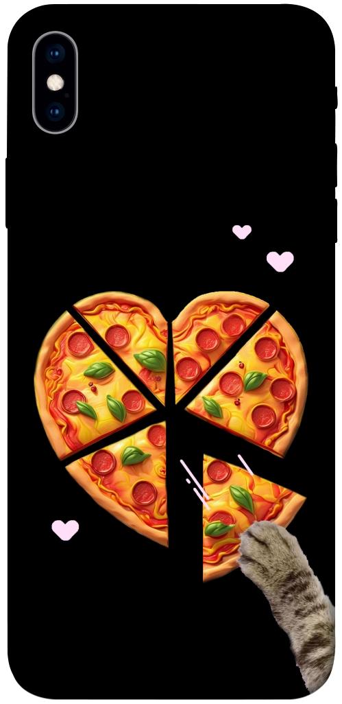 Чехол Pizza Love Cat для iPhone XS Max