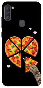 Чехол Pizza Love Cat для Galaxy A11 (2020)