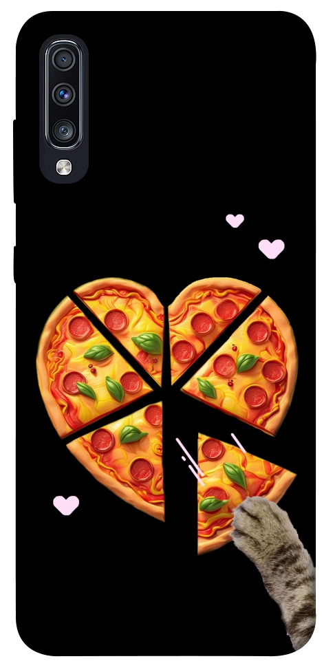 Чехол Pizza Love Cat для Galaxy A70 (2019)