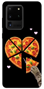 Чохол Pizza Love Cat для Galaxy S20 Ultra (2020)