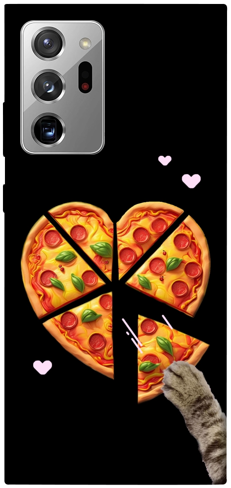 Чохол Pizza Love Cat для Galaxy Note 20 Ultra