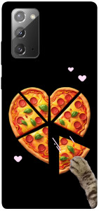 Чохол Pizza Love Cat для Galaxy Note 20