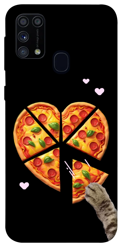 Чехол Pizza Love Cat для Galaxy M31 (2020)