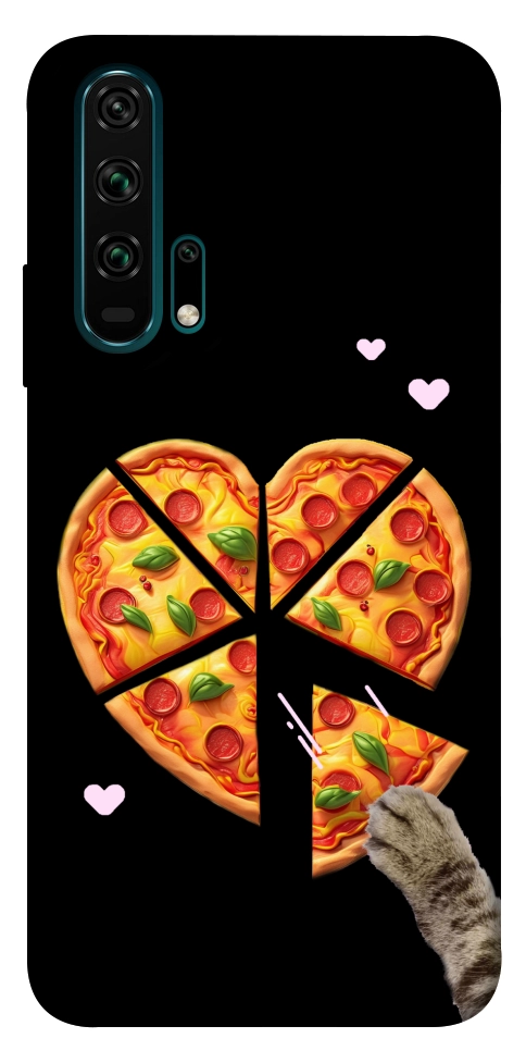 Чохол Pizza Love Cat для Huawei Honor 20 Pro