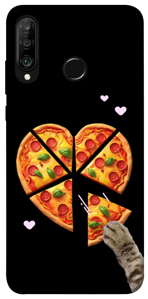 Чехол Pizza Love Cat для Huawei P30 Lite