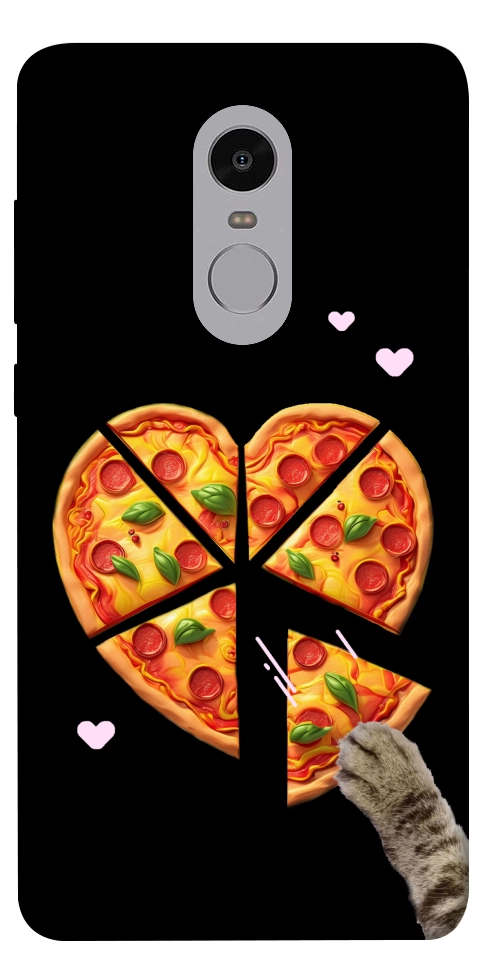 Чохол Pizza Love Cat для Xiaomi Redmi Note 4X