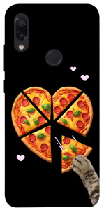 Чехол Pizza Love Cat для Xiaomi Redmi Note 7