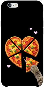 Чохол Pizza Love Cat для iPhone 6s plus (5.5'')