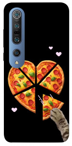 Чохол Pizza Love Cat для Xiaomi Mi 10