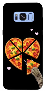 Чохол Pizza Love Cat для Galaxy S8 (G950)