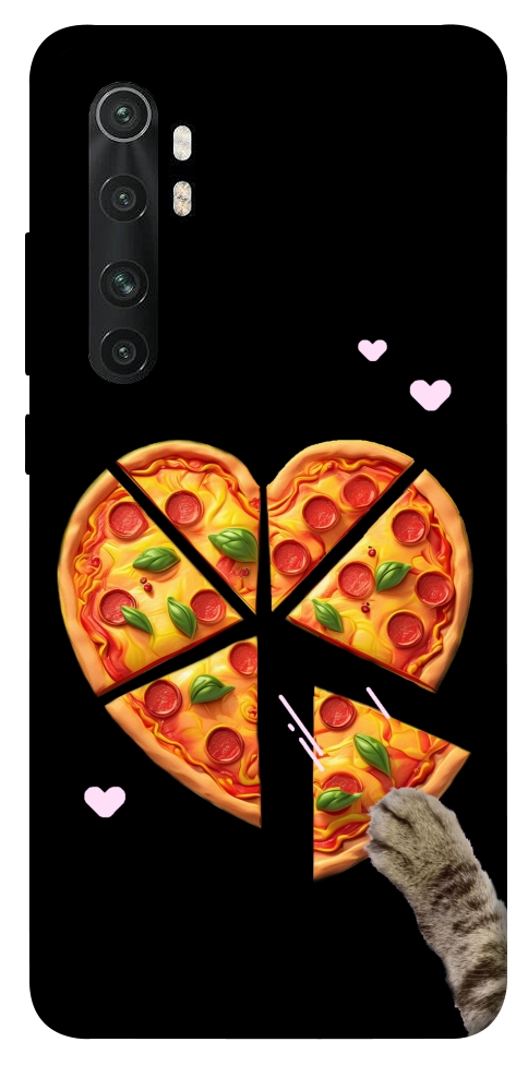 Чохол Pizza Love Cat для Xiaomi Mi Note 10 Lite