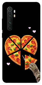 Чехол Pizza Love Cat для Xiaomi Mi Note 10 Lite