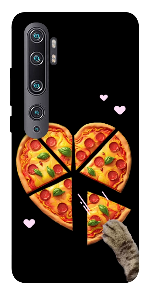 Чехол Pizza Love Cat для Xiaomi Mi Note 10