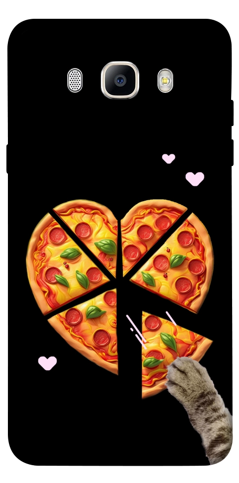 Чехол Pizza Love Cat для Galaxy J7 (2016)