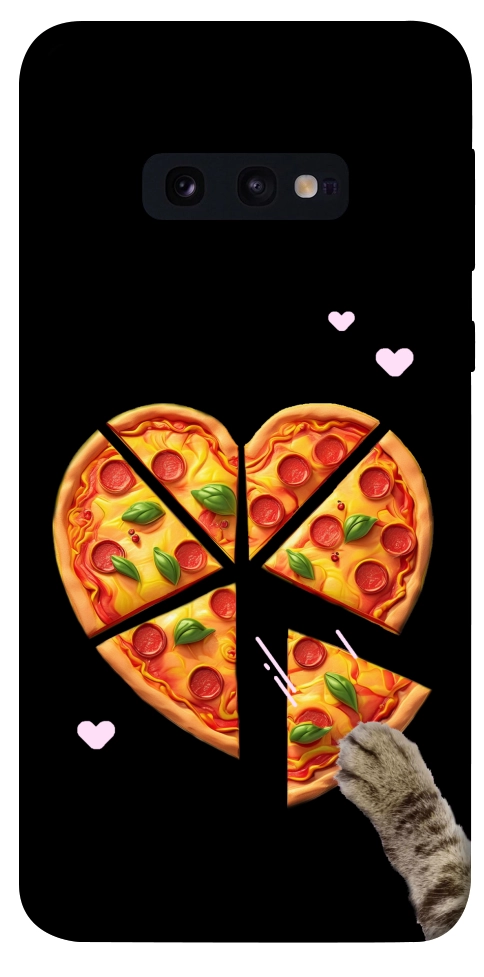 Чохол Pizza Love Cat для Galaxy S10e