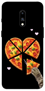 Чехол Pizza Love Cat для OnePlus 7