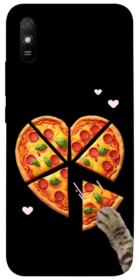 Чехол Pizza Love Cat для Xiaomi Redmi 9A