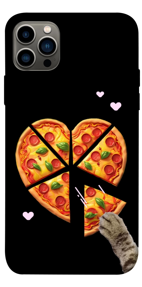 Чохол Pizza Love Cat для iPhone 12 Pro