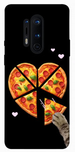 Чохол Pizza Love Cat для OnePlus 8 Pro