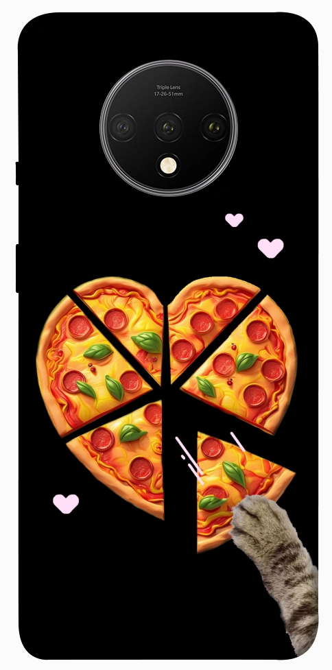 Чохол Pizza Love Cat для OnePlus 7T