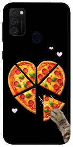 Чехол Pizza Love Cat для Samsung Galaxy M30s