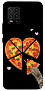 Чохол Pizza Love Cat для Xiaomi Mi 10 Lite