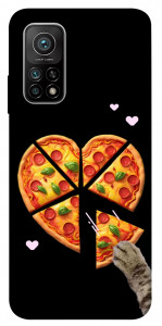 Чохол Pizza Love Cat для Xiaomi Mi 10T