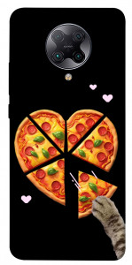 Чохол Pizza Love Cat для Xiaomi Redmi K30 Pro