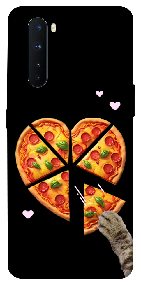 Чехол Pizza Love Cat для OnePlus Nord