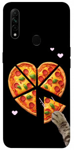 Чехол Pizza Love Cat для Oppo A31